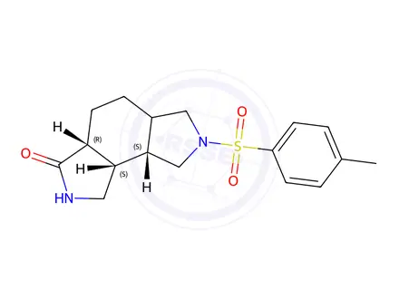Chemical structure of Rel-(3aR,8aS,8bS)-7-Tosyldecahydropyrrolo[3,4-e]isoindol-3(2H)-one