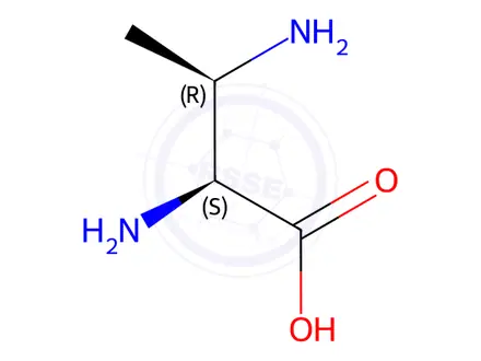 Chemical structure of (3R,2S)-2,3-Diaminobutyric acid 2HCl