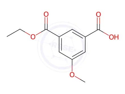 Chemical structure of 3-(Ethoxycarbonyl)-5-methoxybenzoic acid