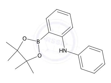 Chemical structure of N-Phenyl-2-(4,4,5,5-tetramethyl-1,3,2-dioxaborolan-2-yl)aniline