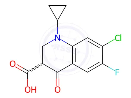 Chemical structure of Ciprofloxacin Impurity 63