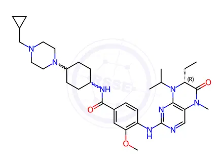 Chemical structure of Volasertib