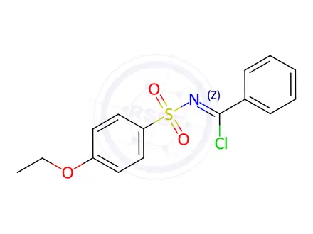 Chemical structure of N-(4-Ethoxybenzenesulfonyl)benzenecarbonimidoyl chloride