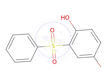 Chemical structure of 2-(Phenylsulfonyl)-1,4-Benzenediol