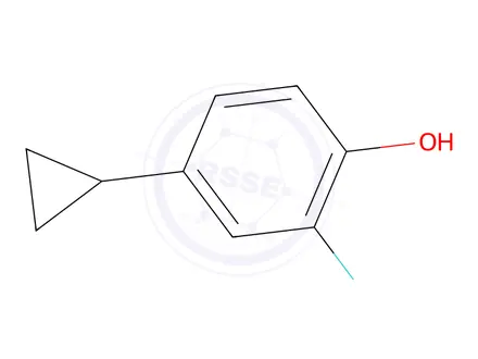 Chemical structure of 4-Cyclopropyl-2-fluorophenol