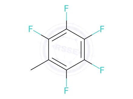 Chemical structure of 2,3,4,5,6-Pentafluorotoluene