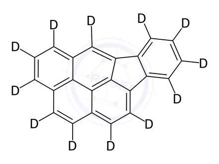 Chemical structure of Indeno(1,2,3-cd)pyrene-[D12]