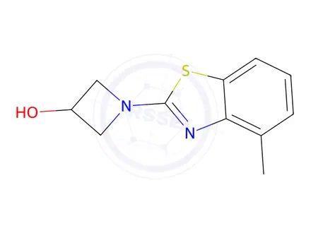 Chemical structure of 1-(4-methylbenzo[d]thiazol-2-yl)azetidin-3-ol