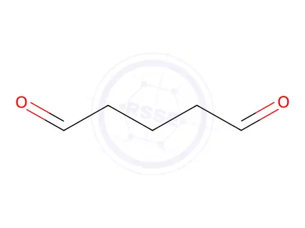 Chemical structure of Gluteraldehyde