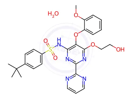 Chemical structure of Bosentan Monohydrate