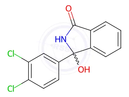 Chemical structure of Chloro Chlorthalidone