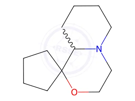 Chemical structure of Spiro[cyclopentane-1,1(6H)-pyrido[2,1-c][1,4]oxazine], hexahydro-(9CI)