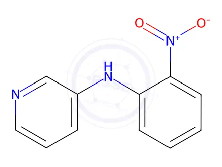 Chemical structure of N-(2-nitrophenyl)pyridin-3-amine