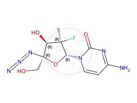 Chemical structure of Azvudine Impurity 58