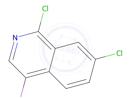 Chemical structure of 1,7-Dichloro-4-iodoisoquinoline