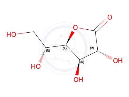 Chemical structure of D-(+)-GLUCONO-1,5-LACTONE