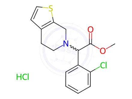 Chemical structure of Clopidogrel Related Compound B((Hydrochloride))