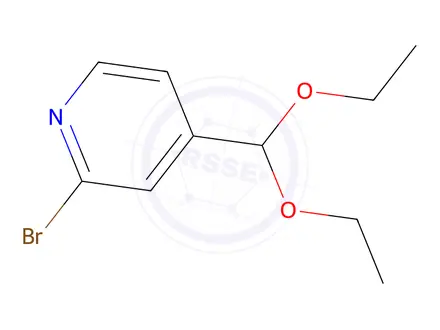 Chemical structure of 2-Bromo-4-(diethoxymethyl)pyridine