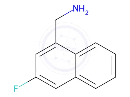 Chemical structure of (3-fluoronaphthalen-1-yl)methanamine