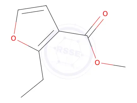 Chemical structure of 3-Furancarboxylicacid,2-ethyl-,methylester(9CI)