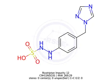 Chemical structure of Rizatriptan Impurity 5