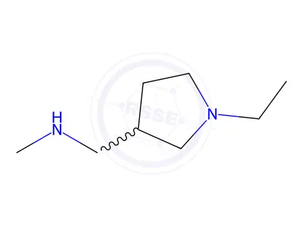 Chemical structure of 1-(1-Ethylpyrrolidin-3-yl)-N-methylmethanamine