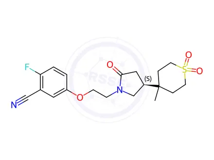 Chemical structure of Lp-PLA2-IN-2