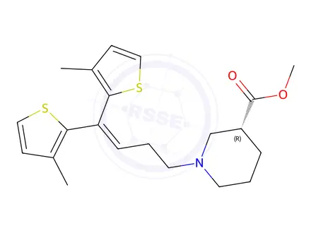 Chemical structure of Tiagabine Methyl Ester Impurity (USP)