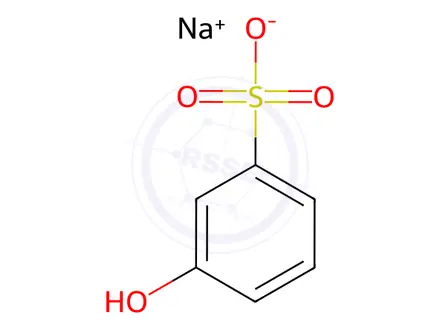 Chemical structure of sodium 3-hydroxybenzenesulfonate