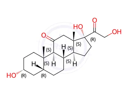 Chemical structure of Hydrocortisone Impurity 177