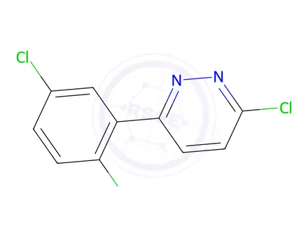 Chemical structure of 3-chloro-6-(2,5-dichlorophenyl)pyridazine
