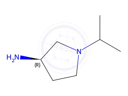 Chemical structure of (3R)-1-(Propan-2-yl)pyrrolidin-3-amine