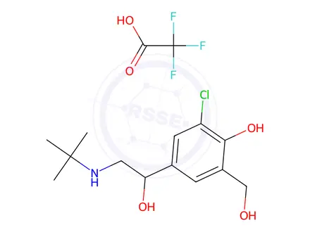 Chemical structure of Salbutamol EP Impurity L TFA salt