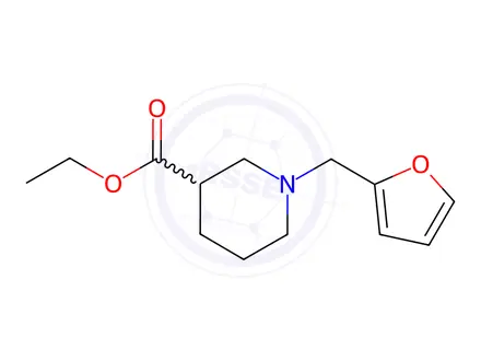 Chemical structure of Ethyl 1-(2-furylmethyl)piperidine-3-carboxylate