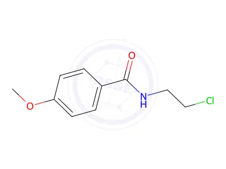 Chemical structure of N-(2-Chloroethyl)-4-methoxybenzamide