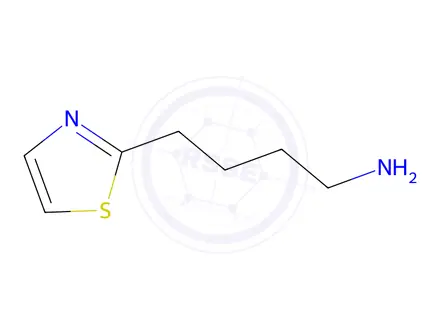 Chemical structure of 4-(1,3-Thiazol-2-yl)butan-1-amine