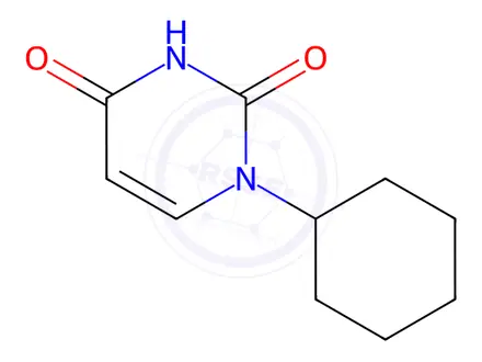 Chemical structure of Uracil Impurity 123