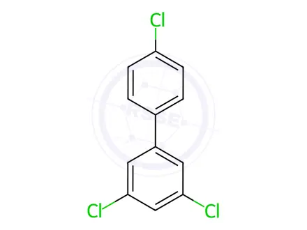 Chemical structure of 3,4',5-Trichlorobiphenyl