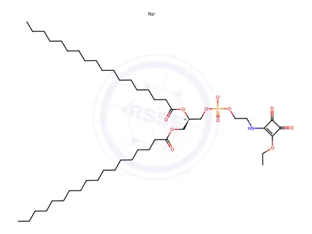 Chemical structure of 18:0 PE Square