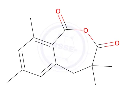 Chemical structure of 4,4,7,9-TETRAMETHYL-1,3,4,5-TETRAHYDRO-2-BENZOXEPINE-1,3-DIONE