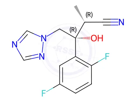 Chemical structure of Isavuconazole Impurity 242