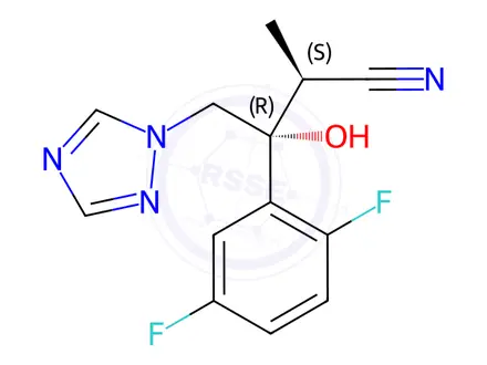 Chemical structure of Isavuconazole Impurity 258