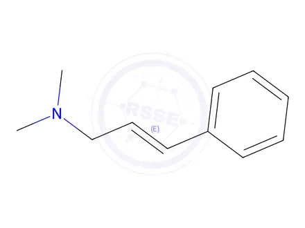 Chemical structure of N,N-dimethylcinnamylamine