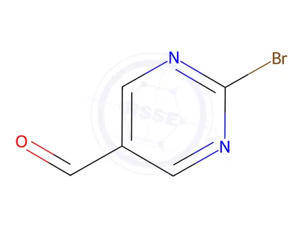 Chemical structure of 2-Bromopyrimidine-5-Carbaldehyde