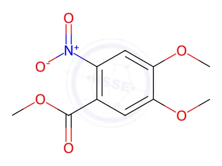 Chemical structure of Methyl 4,5-dimethoxy-2-nitrobenzoate