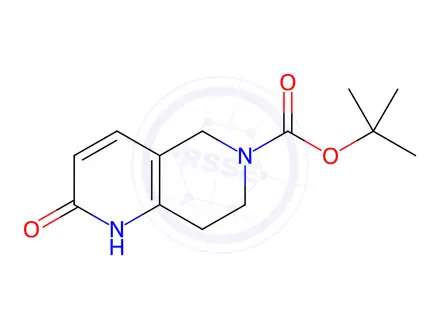 Chemical structure of Tert-Butyl 2-oxo-1,2,7,8-tetrahydro-1,6-naphthyridine-6(5H)-carboxylate