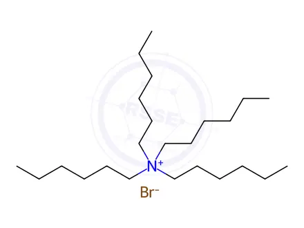 Chemical structure of Tetrahexylammonium Bromide
