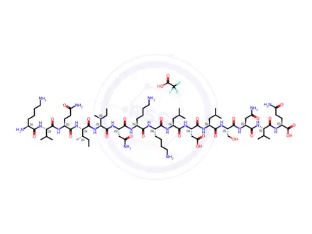 Chemical structure of Tau Peptide (274-288)