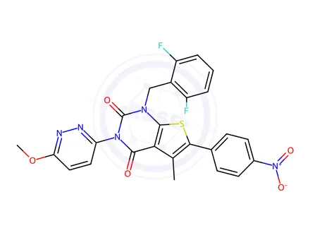 Chemical structure of Relugolix Impurity 204