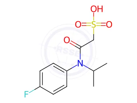 Chemical structure of Flufenacet ESA